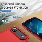 For iPhone 17 Air Pioneer Armor Heavy Duty PC + TPU Phone Case(Red+Rose Red) - 3