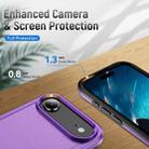For iPhone 17 Air Pioneer Armor Heavy Duty PC + TPU Phone Case(Purple+Black) - 3