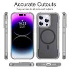 For iPhone 15 Skin Feel Frosted MagSafe Magnetic PC Hybrid TPU Phone Case(Grey) - 2