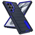 For Samsung Galaxy S24 Ultra 5G Defender Gen2 Rugged PC + Silicone Phone Case with Holder(Dark Blue) - 2