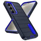 For Samsung Galaxy S24+ 5G Defender Gen2 Rugged PC + Silicone Phone Case with Holder(Dark Blue) - 2