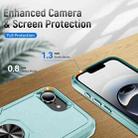 For iPhone 16e Pioneer Armor Heavy Duty PC + TPU Phone Case with Holder(Green) - 3