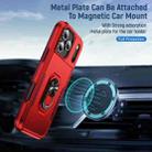 For iPhone 17 Pro Pioneer Armor Heavy Duty PC + TPU Phone Case with Holder(Red+Rose Red) - 3