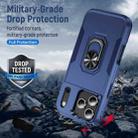 For iPhone 17 Pro Pioneer Armor Heavy Duty PC + TPU Phone Case with Holder(Blue) - 2