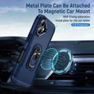 For iPhone 17 Pioneer Armor Heavy Duty PC + TPU Phone Case with Holder(Blue) - 3