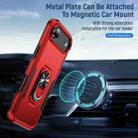 For iPhone 17 Air Pioneer Armor Heavy Duty PC + TPU Phone Case with Holder(Red+Black) - 3