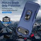 For iPhone 17 Air Pioneer Armor Heavy Duty PC + TPU Phone Case with Holder(Blue) - 2