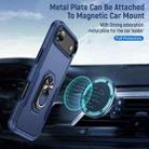 For iPhone 17 Air Pioneer Armor Heavy Duty PC + TPU Phone Case with Holder(Blue) - 3