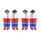 2 Pairs Sunnylife 7238F-3C For DJI Mavic Air 2 Double-sided Three-color Low Noise Quick-release Propellers(Red Blue White) - 1