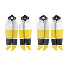 2 Pairs Sunnylife 7238F-3C For DJI Mavic Air 2 Double-sided Three-color Low Noise Quick-release Propellers(Black Yellow White) - 2