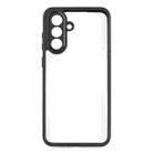 For Samsung Galaxy A36 5G Frosted TPU + Transparent PC Phone Case(Black) - 2