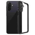 For Samsung Galaxy A26 5G Frosted TPU + Transparent PC Phone Case(Black) - 1