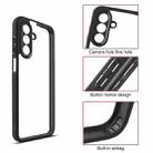 For Samsung Galaxy A26 5G Frosted TPU + Transparent PC Phone Case(Black) - 3