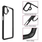 For Samsung Galaxy A07 4G Frosted TPU + Transparent PC Phone Case(Black) - 3