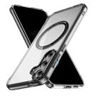 For Samsung Galaxy S24 5G Airbag Magsafe PC Hybrid TPU Phone Case(Clear Black) - 1