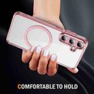 For Samsung Galaxy S24 5G Airbag Magsafe PC Hybrid TPU Phone Case(Clear Pink) - 3