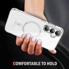 For Samsung Galaxy S23 FE 5G Airbag Magsafe PC Hybrid TPU Phone Case(Transparent) - 3