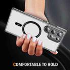 For Samsung Galaxy S23 Ultra 5G Airbag Magsafe PC Hybrid TPU Phone Case(Clear Black) - 3