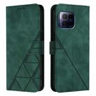 For T-Mobile REVVL 7 Pro 5G Crossbody 3D Embossed Flip Leather Phone Case(Dark Green) - 2