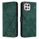 For T-Mobile REVVL 7 5G Crossbody 3D Embossed Flip Leather Phone Case(Dark Green) - 2