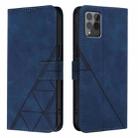 For T-Mobile REVVL 6 Pro / 6x Pro 5G Crossbody 3D Embossed Flip Leather Phone Case(Blue) - 2