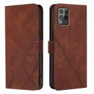 For T-Mobile REVVL 6 Pro / 6x Pro 5G Crossbody 3D Embossed Flip Leather Phone Case(Brown) - 2