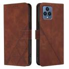 For T-Mobile REVVL 6 / 6x 5G Crossbody 3D Embossed Flip Leather Phone Case(Brown) - 2