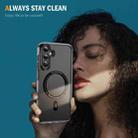 For Samsung Galaxy A15 5G Airbag Magsafe PC Hybrid TPU Phone Case(Clear Black) - 2