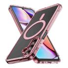 For Samsung Galaxy A15 5G Airbag Magsafe PC Hybrid TPU Phone Case(Clear Pink) - 1