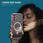 For Samsung Galaxy A15 5G Airbag Magsafe PC Hybrid TPU Phone Case(Clear Pink) - 2