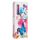 For OPPO Find X2 Pro Colored Drawing Pattern Horizontal Flip Leather Case with Holder & Card Slots & Wallet(Butterflies) - 3