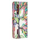 For OPPO Find X2 Pro Colored Drawing Pattern Horizontal Flip Leather Case with Holder & Card Slots & Wallet(Tree of Life) - 3