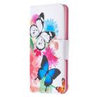 For OPPO Find X2 Neo Colored Drawing Pattern Horizontal Flip Leather Case with Holder & Card Slots & Wallet(Butterflies) - 2