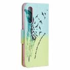 For OPPO Find X2 Neo Colored Drawing Pattern Horizontal Flip Leather Case with Holder & Card Slots & Wallet(Feather) - 3