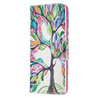 For Samsung Galaxy Note 20 Colored Drawing Pattern Horizontal Flip Leather Case with Holder & Card Slots & Wallet(Tree of Life) - 1