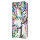 For Samsung Galaxy Note 20 Colored Drawing Pattern Horizontal Flip Leather Case with Holder & Card Slots & Wallet(Tree of Life) - 1