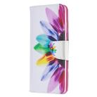 For Samsung Galaxy Note 20 Colored Drawing Pattern Horizontal Flip Leather Case with Holder & Card Slots & Wallet(Sun Flower) - 1