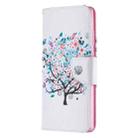 For Samsung Galaxy Note 20 Colored Drawing Pattern Horizontal Flip Leather Case with Holder & Card Slots & Wallet(Tree) - 2