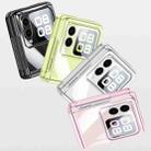 For Huawei nova Flip Integrated Clear Electroplating Spring Hinge Phone Case(Black) - 2