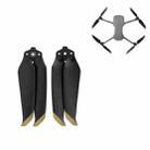 1 Pair Sunnylife 7238F-1 For DJI Mavic Air 2 Low Noise Quick-release Propellers(Gold) - 1