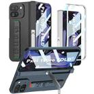 For Google Pixel 10 Pro Fold GKK Integrated Fold Hinge Wrist Strap Phone Case with Holder(Black) - 2