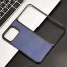 For Google Pixel 9 Pro Fold Crocodile Texture Back Cover Phone Case(Blue) - 2