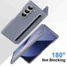 For Samsung Galaxy Z Fold6 Skin Feel Foldable Shockproof Phone Case with Capacitive Stylus(Grey) - 3