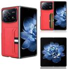 For Xiaomi Mix Fold 4 Litchi Texture Card Slots Back Cover Phone Case(Red) - 1