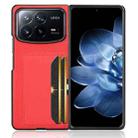 For Xiaomi Mix Fold 4 Litchi Texture Card Slots Back Cover Phone Case(Red) - 3