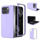 For Google Pixel 9 Pro Fold Skin Feel PC Phone Case(Purple) - 1