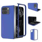 For Google Pixel 9 Pro Fold Skin Feel PC Phone Case(Deep Blue) - 1