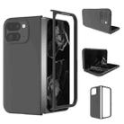 For Google Pixel 9 Pro Fold Skin Feel PC Phone Case(Black) - 1