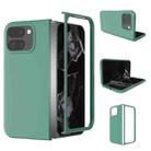 For Google Pixel 9 Pro Fold Skin Feel PC Phone Case(Deep Green) - 1