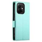 For Honor X60i Side Buckle Magnetic Frosted Leather Phone Case(Mint Green) - 3